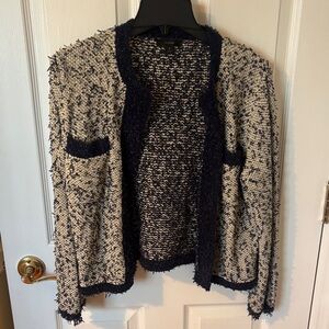 Women's Navy and Cream Lady Jacket